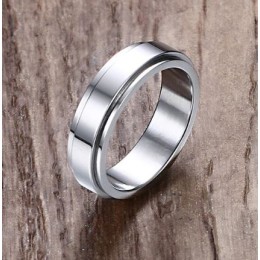 Terasest sõrmus - äärega